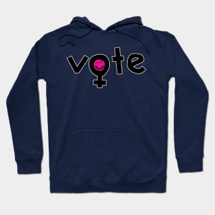 Vote for Womens Rights Female Gender Symbol Hoodie